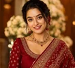 Elegant Indian bride ready to begin her matrimony journey